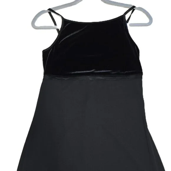 BYER TOO! sz M Vintage Y2K 90s Maxi Formal Dress Gown Gothic Romantic Velvet Top - Picture 2 of 11